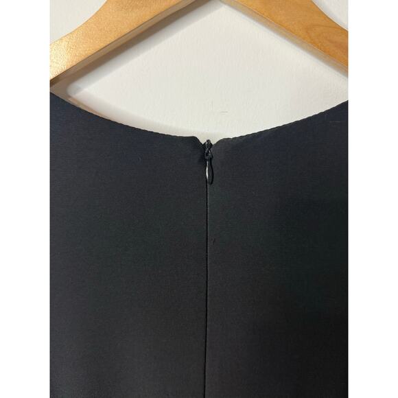 Xscape Black and Gold Long Sleeve Dress - Picture 11 of 13